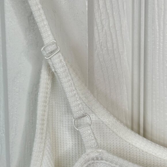 NEW Andie The Cami Ribbed Bamboo Blend Off White Cream Soft Adjustable Womens XL - Picture 4 of 8